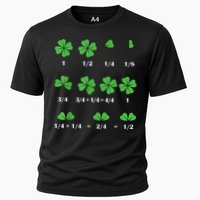 Shamrock Fraction St PatrickS Day Math Boy Cooling Performance Crew T-Shirt