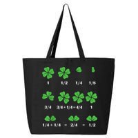Shamrock Fraction St PatrickS Day Math Boy 25L Jumbo Tote