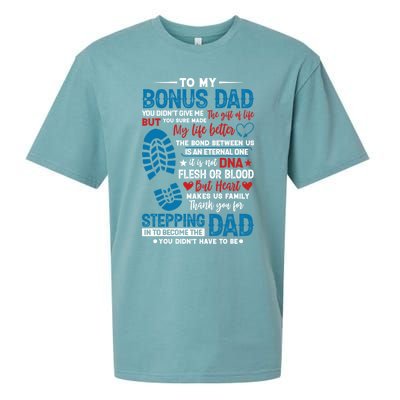 Step Fathers Step Dads Amazing Non Biological Dad Gift Sueded Cloud Jersey T-Shirt