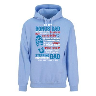 Step Fathers Step Dads Amazing Non Biological Dad Gift Unisex Surf Hoodie