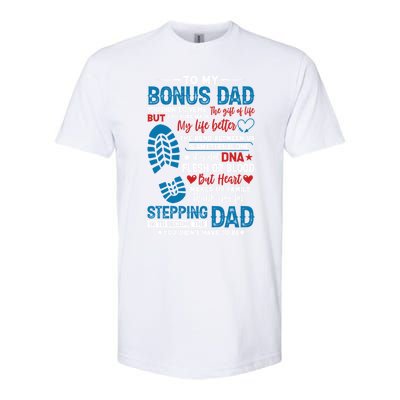 Step Fathers Step Dads Amazing Non Biological Dad Gift Softstyle CVC T-Shirt