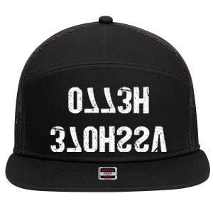 Selfie Fail Shirt! 7 Panel Mesh Trucker Snapback Hat