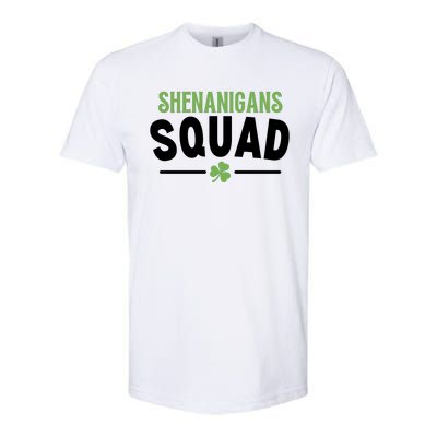 Shenanigans Squad St Patricks Day Softstyle® CVC T-Shirt