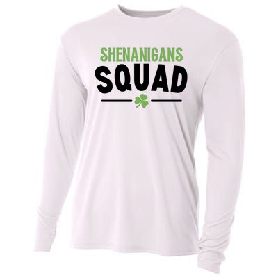 Shenanigans Squad St Patricks Day Cooling Performance Long Sleeve Crew