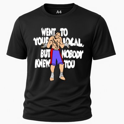 Street Fighter Sagat Went To Your Local But Nobody Knew You Cooling Performance Crew T-Shirt