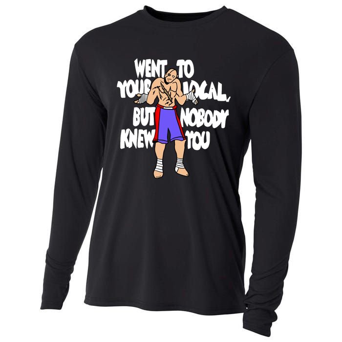 Street Fighter Sagat Went To Your Local But Nobody Knew You Cooling Performance Long Sleeve Crew