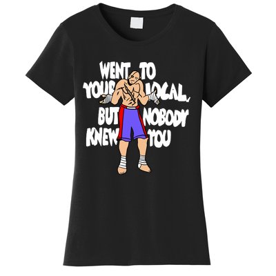 Street Fighter Sagat Went To Your Local But Nobody Knew You Women's T-Shirt