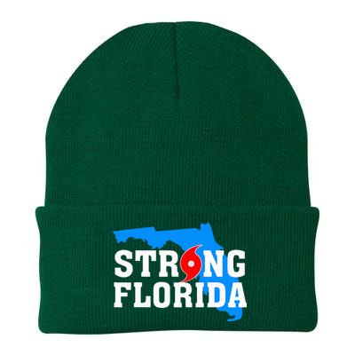 Strong Florida Support Map Knit Cap Winter Beanie