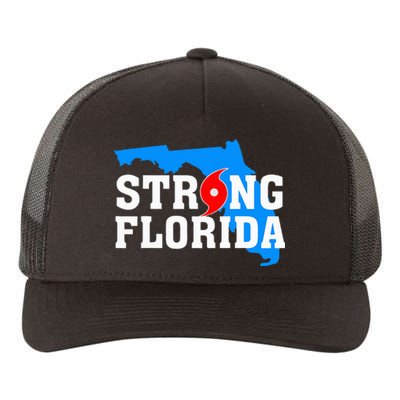 Strong Florida Support Map Yupoong Adult 5-Panel Trucker Hat