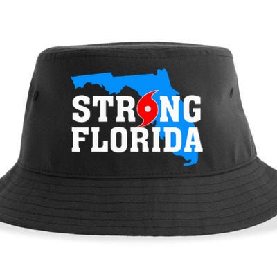 Strong Florida Support Map Sustainable Bucket Hat