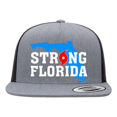 Strong Florida Support Map Flat Bill Trucker Hat