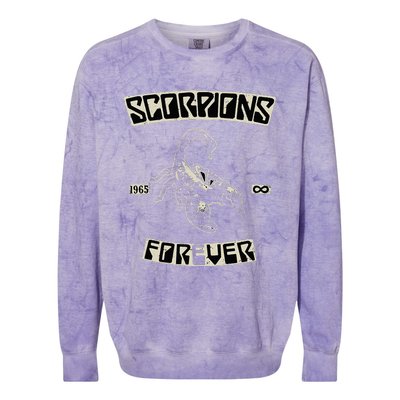 Scorpions Forever Since 1965 Colorblast Crewneck Sweatshirt