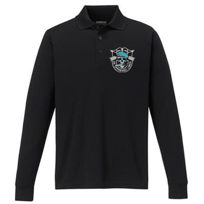 Special Forces Skull De Oppresso Liber Performance Long Sleeve Polo