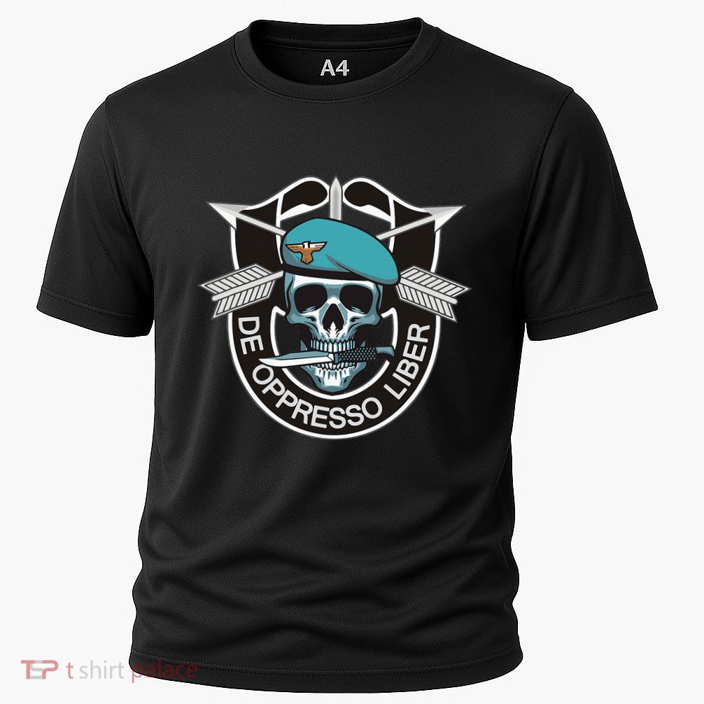 Special Forces Skull De Oppresso Liber Performance Shirt