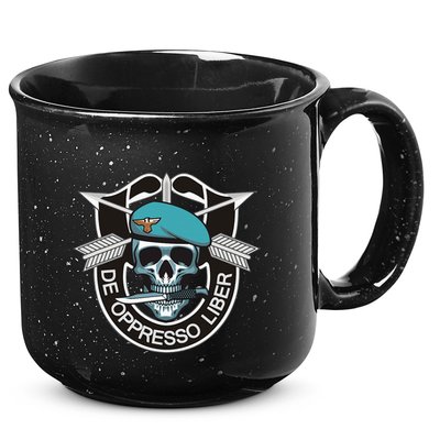 Special Forces Skull De Oppresso Liber 15oz Campfire Ceramic Mug