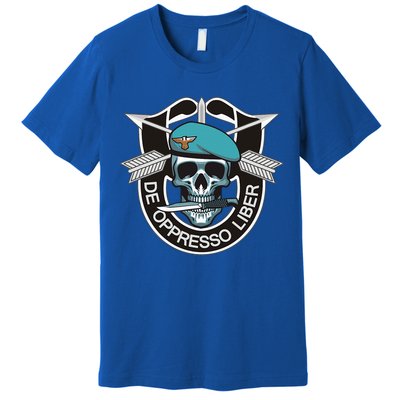 Special Forces Skull De Oppresso Liber Premium T-Shirt