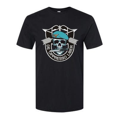 Special Forces Skull De Oppresso Liber Softstyle CVC T-Shirt