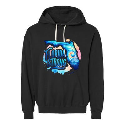 Support Florida Stay Western Strong Florida S.T.A.T.E Garment-Dyed Fleece Hoodie