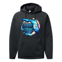 Support Florida Stay Western Strong Florida S.T.A.T.E Performance Fleece Hoodie