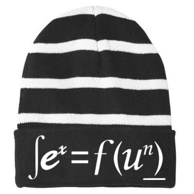 Sex = Fun Sex Equals Fun Striped Beanie with Solid Band