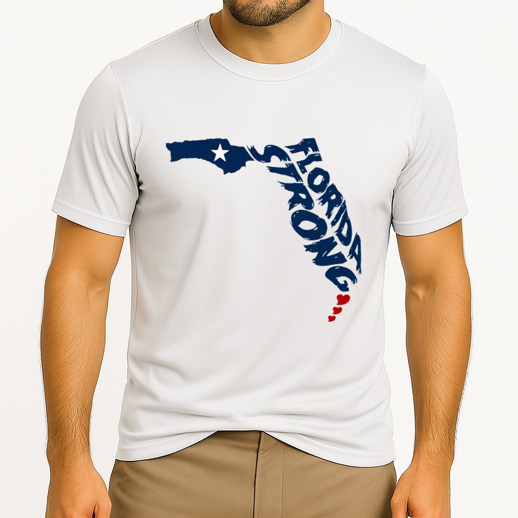 Support Florida Stay Western Strong Florida S.T.A.T.E Cooling Performance Crew T-Shirt