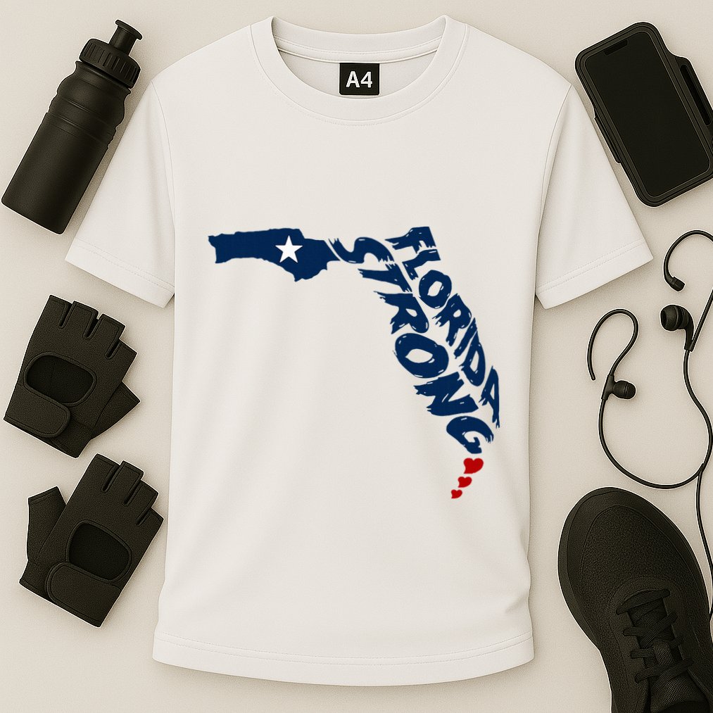 Support Florida Stay Western Strong Florida S.T.A.T.E Cooling Performance Crew T-Shirt