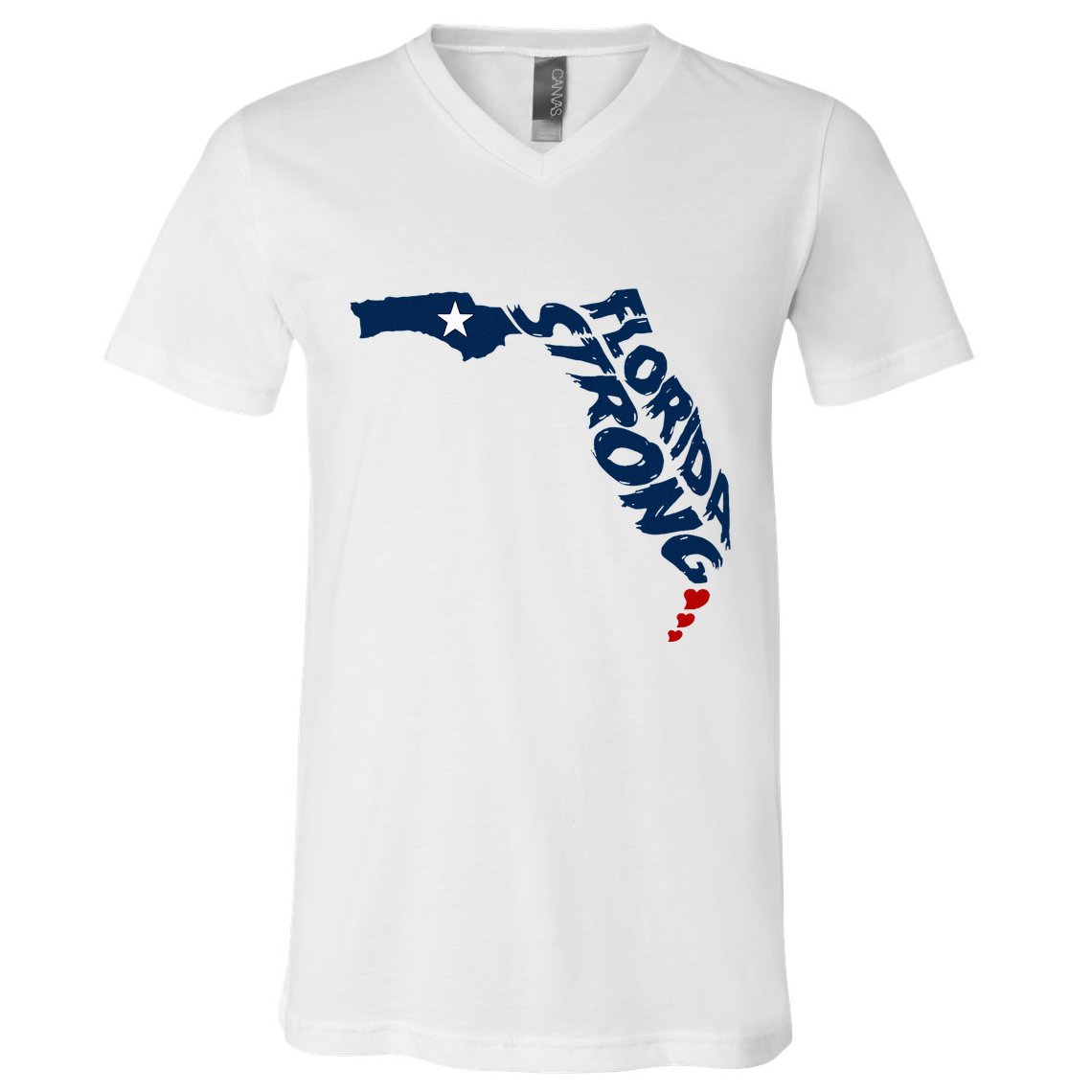 Support Florida Stay Western Strong Florida S.T.A.T.E V-Neck T-Shirt