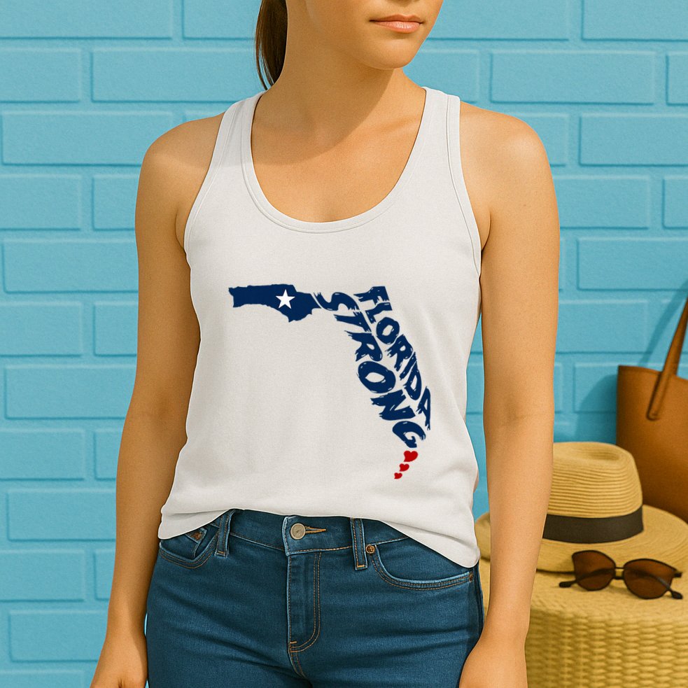 Support Florida Stay Western Strong Florida S.T.A.T.E Womens Tank Top