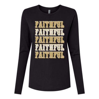 San Francisco Sunday Faithful Womens Cotton Relaxed Long Sleeve T-Shirt