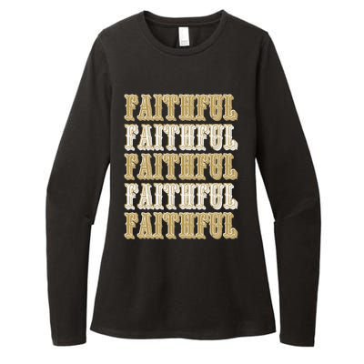 San Francisco Sunday Faithful Womens CVC Long Sleeve Shirt