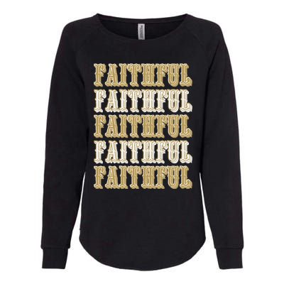 San Francisco Sunday Faithful Womens California Wash Sweatshirt