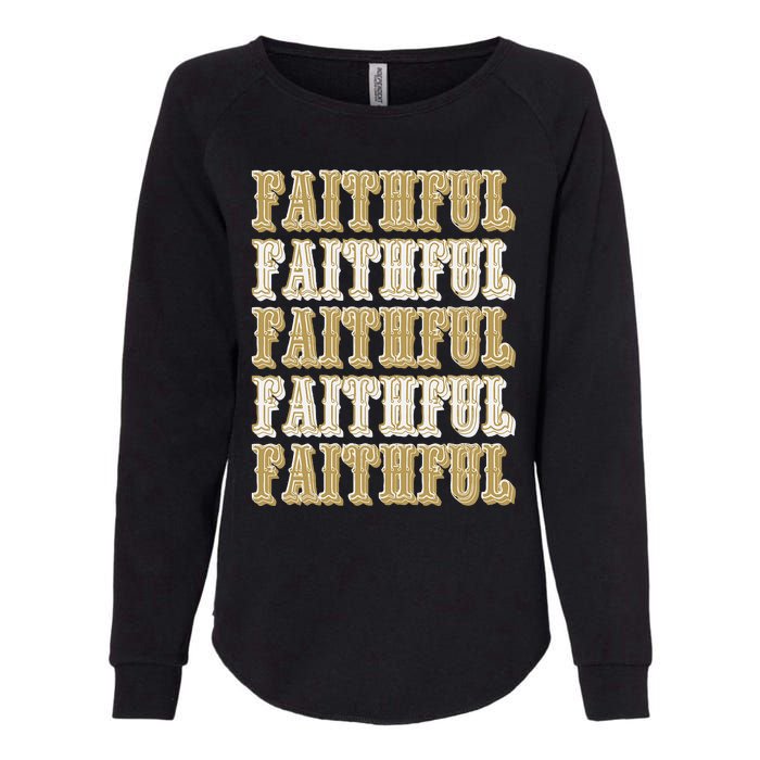 San Francisco Sunday Faithful Womens California Wash Sweatshirt