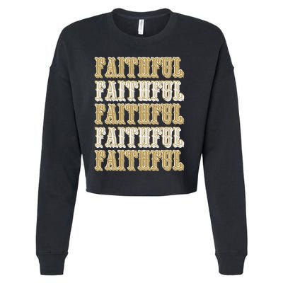 San Francisco Sunday Faithful Cropped Pullover Crew