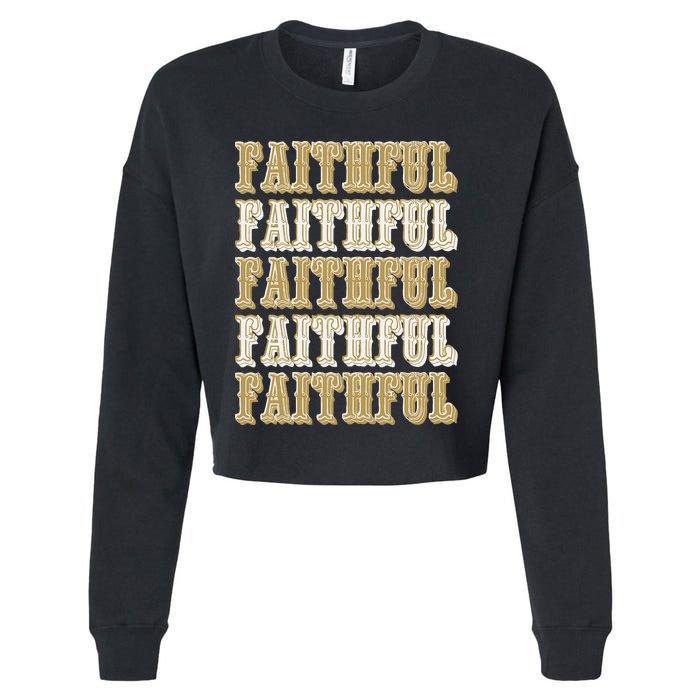 San Francisco Sunday Faithful Cropped Pullover Crew