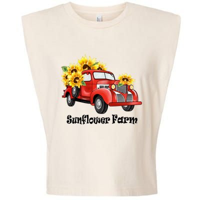 Sunflower Farm Sublimation Garment-Dyed Women's Muscle Tee