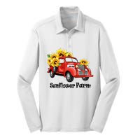 Sunflower Farm Sublimation Silk Touch Performance Long Sleeve Polo