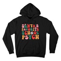 SantaS Favorite School Psych Christmas Psychologist Hoodie