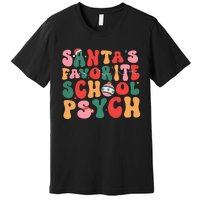 SantaS Favorite School Psych Christmas Psychologist Premium T-Shirt