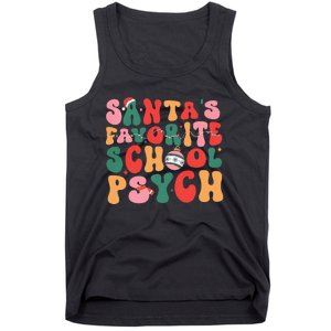 SantaS Favorite School Psych Christmas Psychologist Tank Top