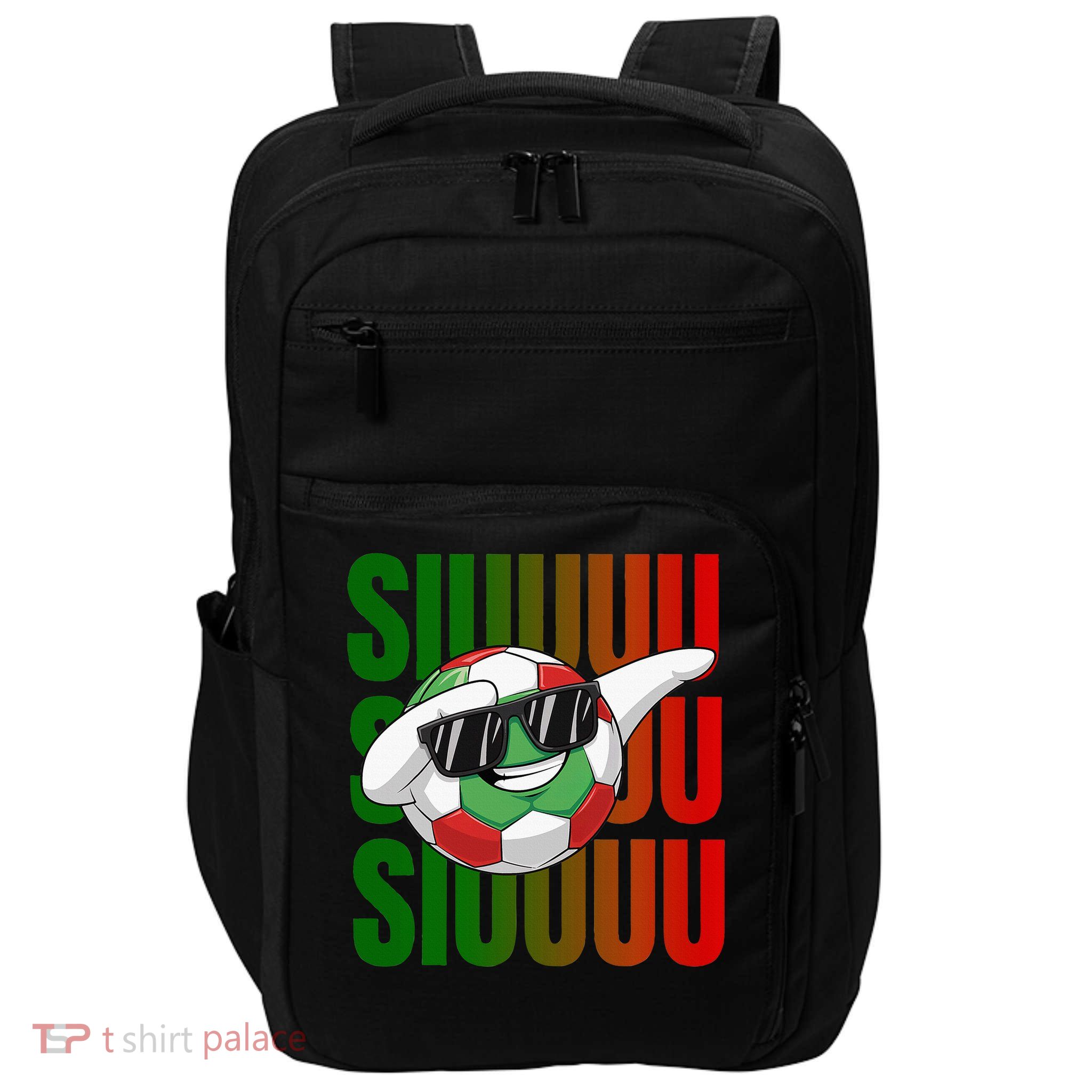 Siuuu Funny Soccer Football  Impact Tech Backpack