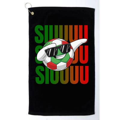 Siuuu Funny Soccer Football  Golf Towel