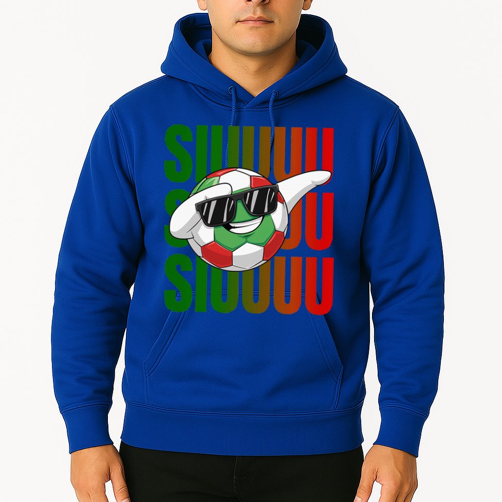Siuuu Funny Soccer Football  Hoodie