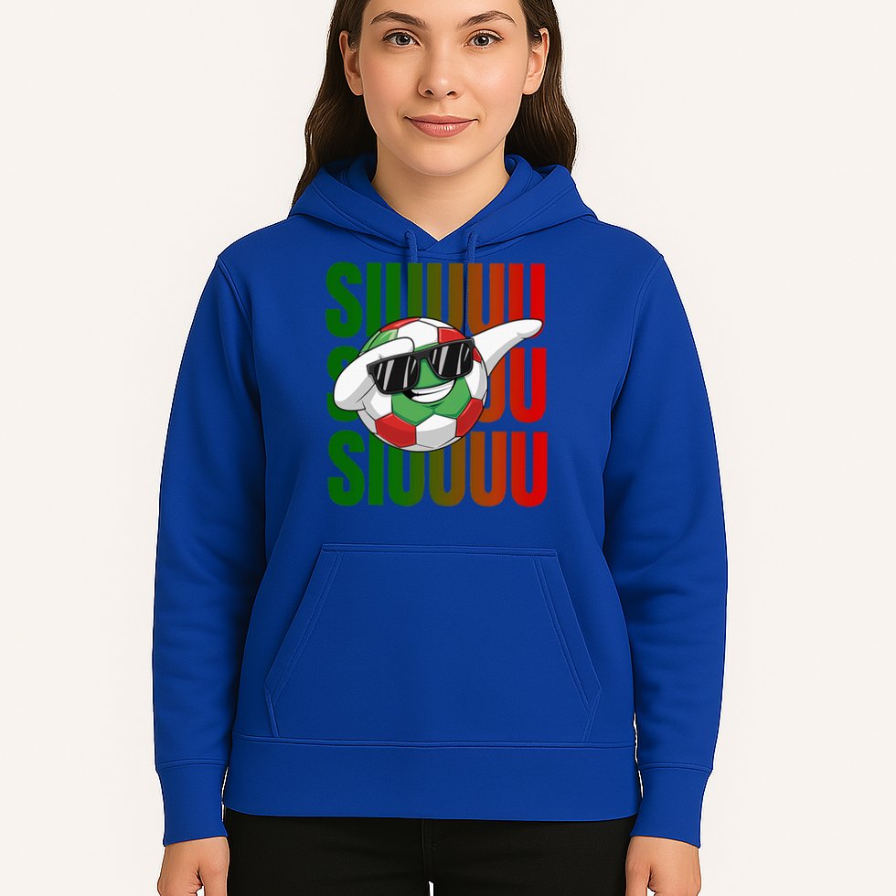 Siuuu Funny Soccer Football  Hoodie