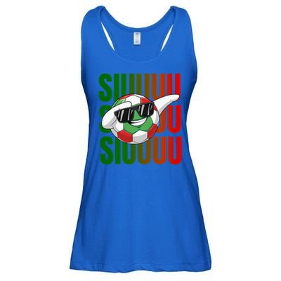 Siuuu Funny Soccer Football  Ladies Essential Flowy Tank