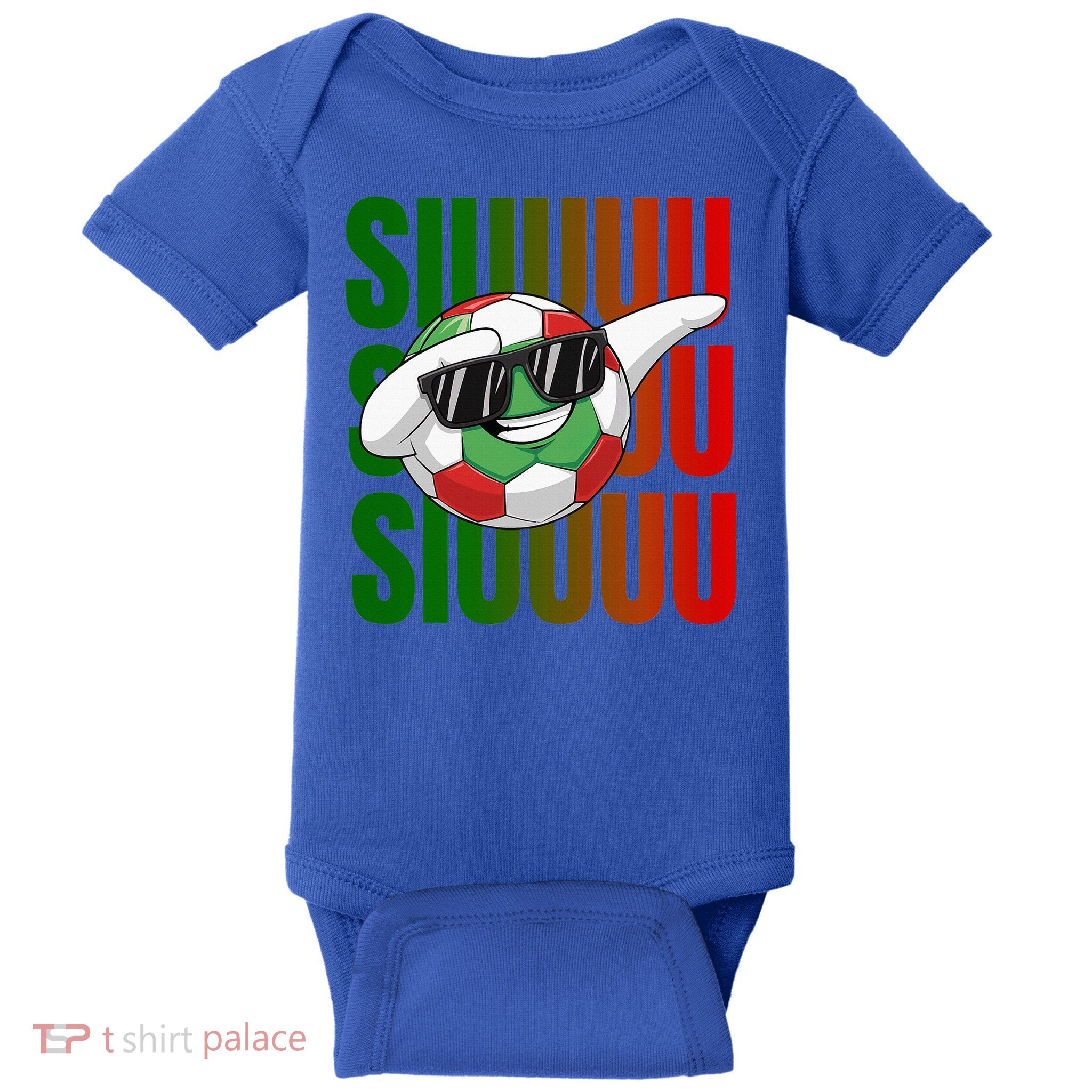Siuuu Funny Soccer Football  Baby Bodysuit