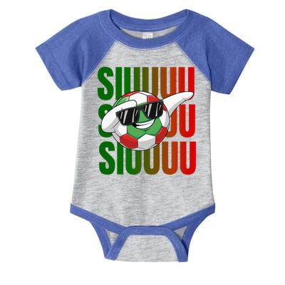 Siuuu Funny Soccer Football  Infant Baby Jersey Bodysuit