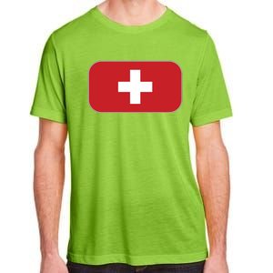 Switzerland Flag Soccer Team World Cup 2022 Swiss Flag Adult ChromaSoft Performance T-Shirt