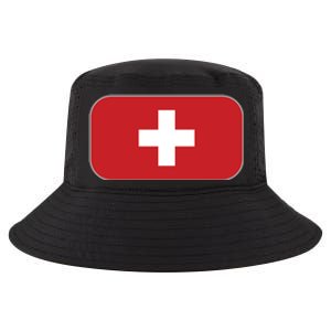 Switzerland Flag Soccer Team World Cup 2022 Swiss Flag Cool Comfort Performance Bucket Hat