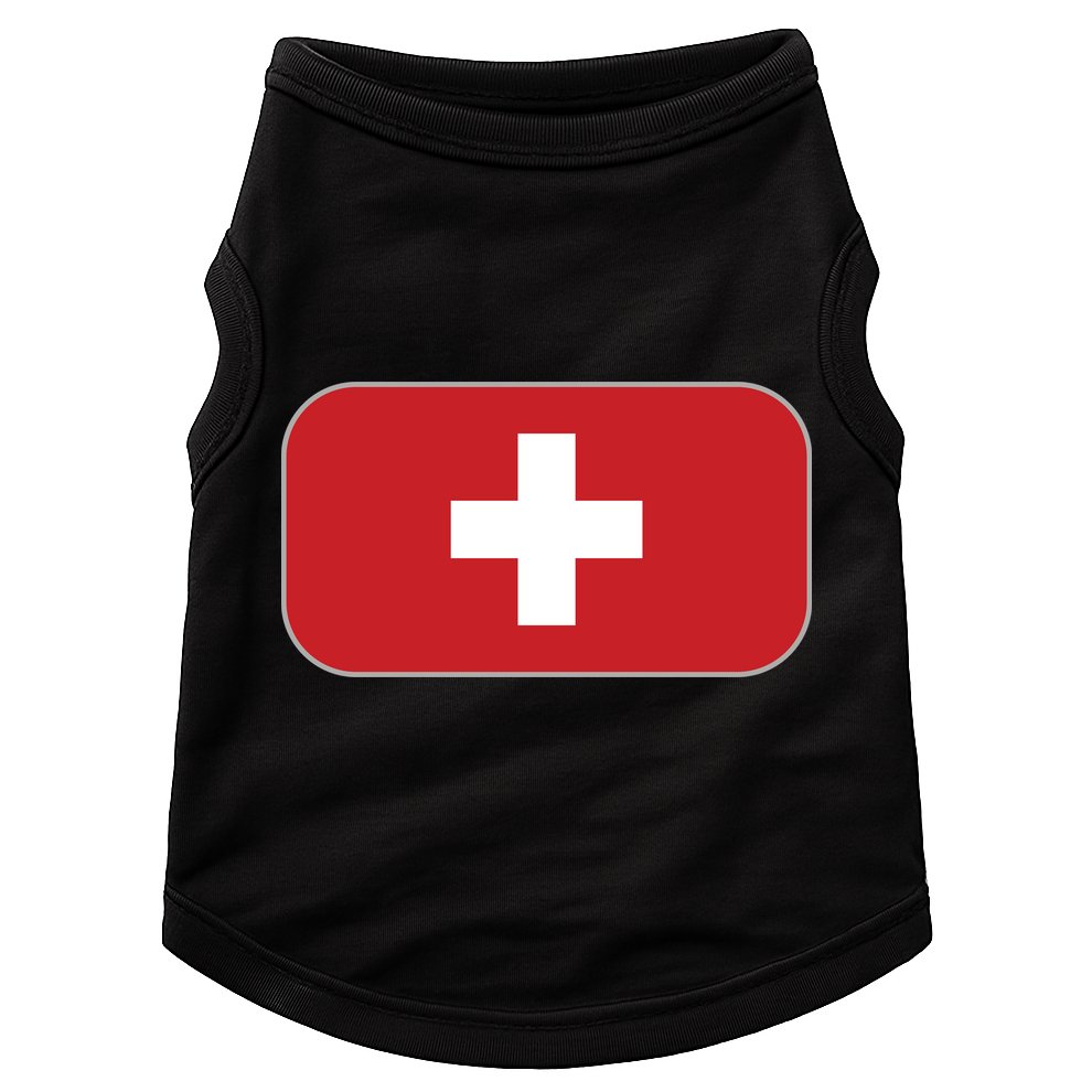 Switzerland Flag Soccer Team World Cup 2022 Swiss Flag Doggie Tank