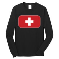 Switzerland Flag Soccer Team World Cup 2022 Swiss Flag Long Sleeve Shirt